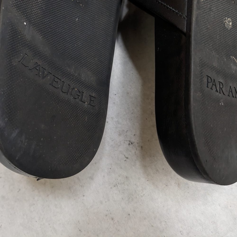 Gucci Horsebit Loafers Mules Men US 9.5 Black Gold Stars Bees Leather - Picture 13 of 16